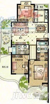 春光花园3室2厅1卫99㎡户型图