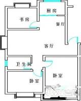 黄河小区3室2厅1卫118㎡户型图