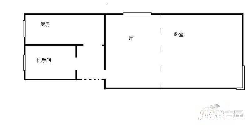 金奎果苑2室1厅1卫户型图