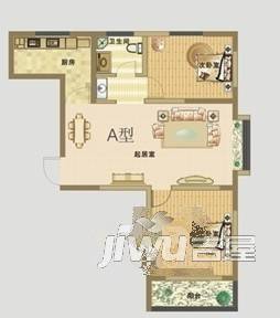 龙润花园4室2厅2卫户型图