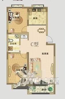 龙润花园4室2厅2卫户型图