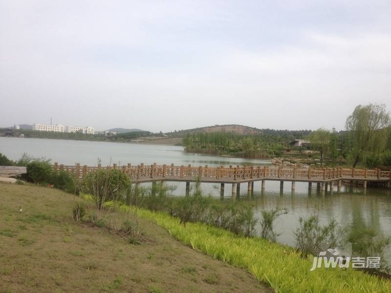 绿地湖语墅实景图图片