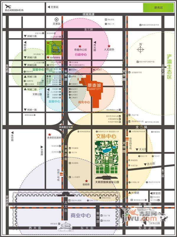 景泰城位置交通图