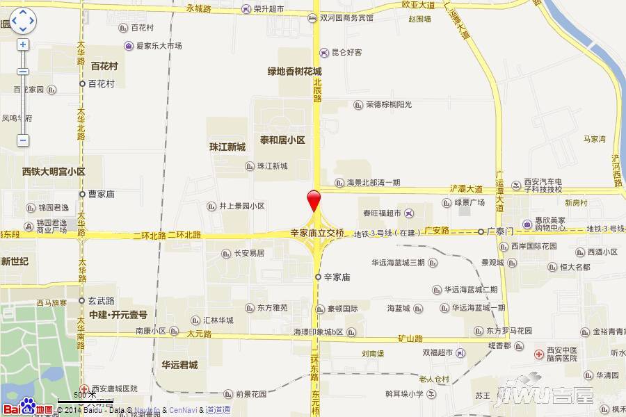 蒲公英国际广场位置交通图图片