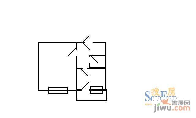 量具新区2室2厅1卫户型图