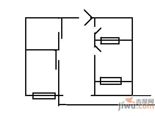 吉祥苑2室1厅1卫户型图