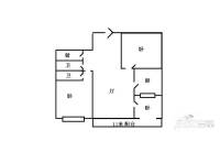 外侨花园3室2厅2卫户型图