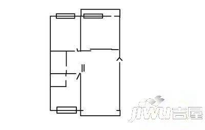 长江名苑2室2厅1卫125㎡户型图