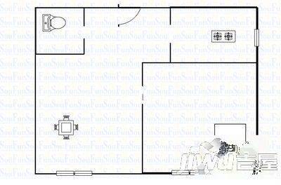 湘江家园2室2厅1卫户型图