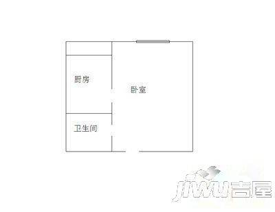 中兴阳光家园1室1厅1卫户型图