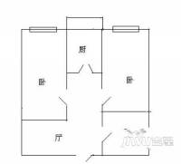 拉林新村2室1厅1卫户型图