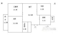 哈工程家属楼3室1厅1卫户型图