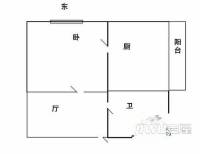 安宁小区1室1厅1卫户型图