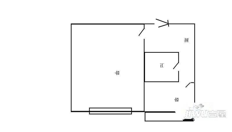 安固小区2室1厅1卫户型图