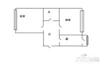 香坊大街162号小区2室1厅1卫71㎡户型图