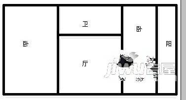 三机小区3室1厅2卫户型图