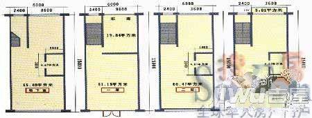 宏信广场1室1厅1卫户型图