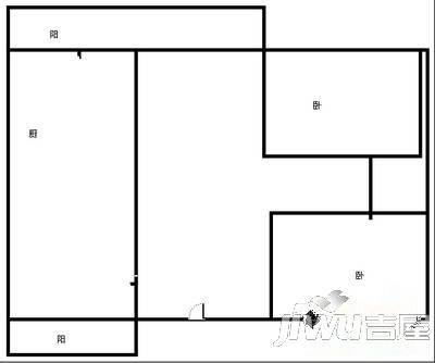 松电小区1室1厅1卫户型图