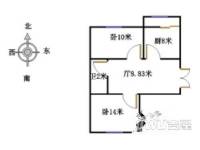 苗圃小区2室1厅1卫户型图