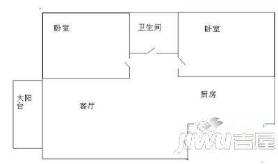 银河小区3室2厅2卫户型图