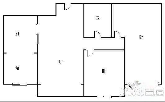 世茂滨江法兰西风情园3室2厅2卫138㎡户型图