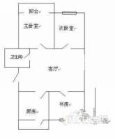 阳明小区2室1厅1卫户型图