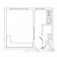 安康小区1室1厅1卫户型图