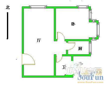 八元小区3室2厅2卫户型图