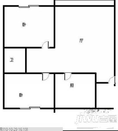 泰山大成2室1厅1卫户型图