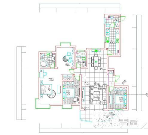 黄河嘉园2室1厅1卫户型图