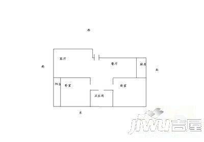 人达小区2室1厅1卫户型图