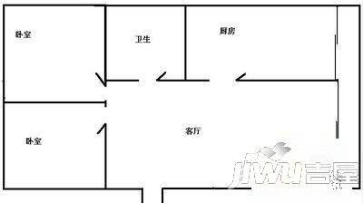 新苑小区3室1厅2卫134㎡户型图