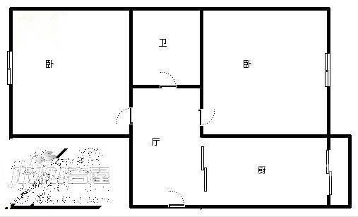 太古不夜城4室2厅1卫户型图