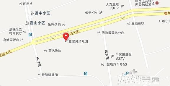香庆小区位置交通图图片