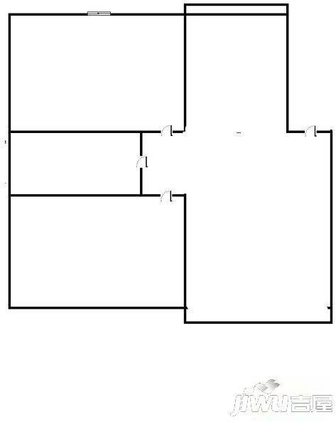 南郡新城3室1厅1卫118㎡户型图