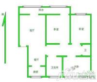 通达雅苑3室1厅1卫户型图