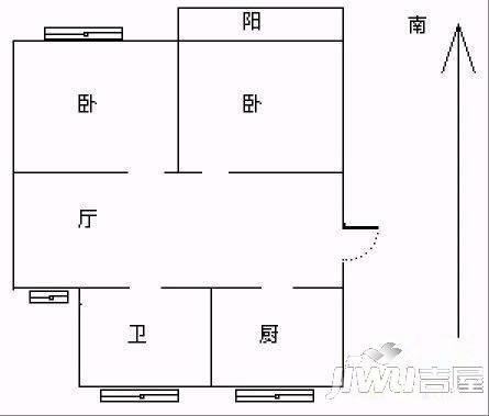 文治小区1室0厅1卫134㎡户型图