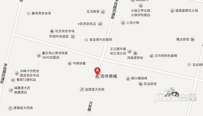 志华商城位置交通图图片