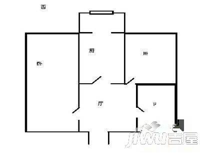 和谐家园3室1厅2卫户型图