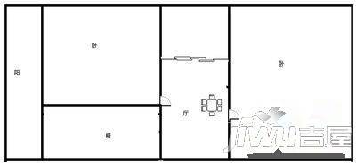 菜艺小区3室1厅1卫户型图