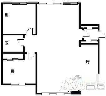 世茂滨江法兰西风情园3室2厅2卫138㎡户型图