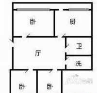 康安小区3室1厅1卫户型图