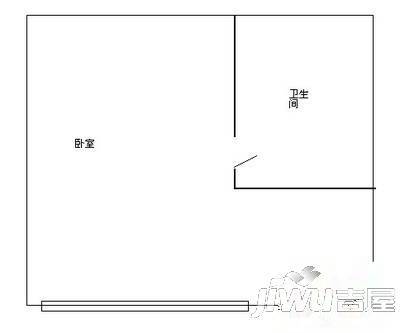 天木小区2室1厅1卫户型图