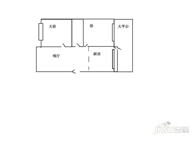 鸿基名苑3室0厅0卫户型图