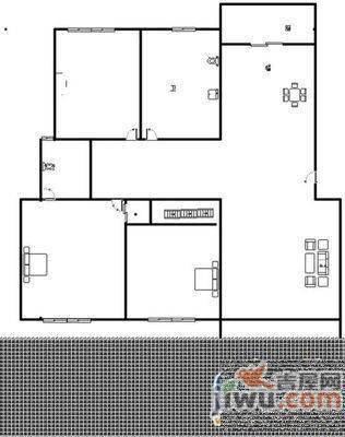 帝湖后海普通住宅84㎡户型图