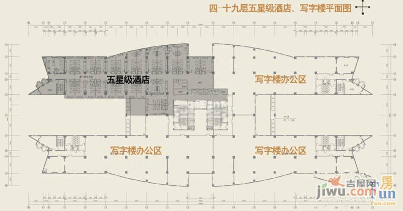 永和国际广场普通住宅831.9㎡户型图