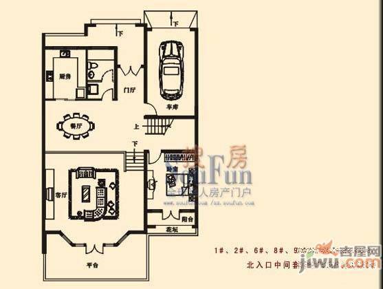 建业森林半岛3期5室3厅1卫360㎡户型图