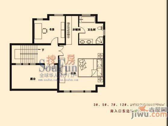 建业森林半岛3期5室3厅1卫360㎡户型图