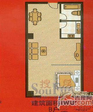 富田太阳城2室2厅1卫99㎡户型图