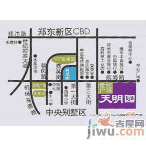 天明国际中心位置交通图图片
